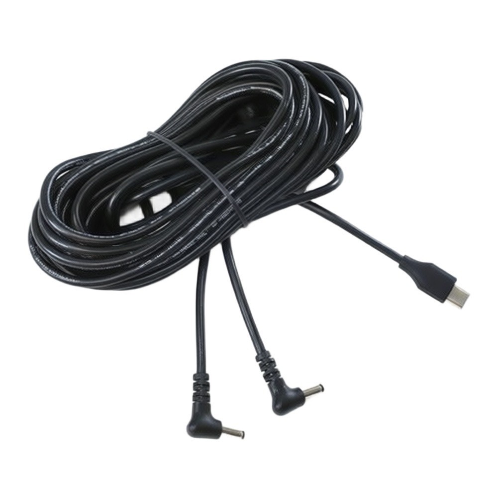 {จัดส่งรวดเร็ว}สําหรับอะแดปเตอร์สายไฟ USB-C to Dual DC 12V (3.5 ม.) – DC5521 & DC35135
