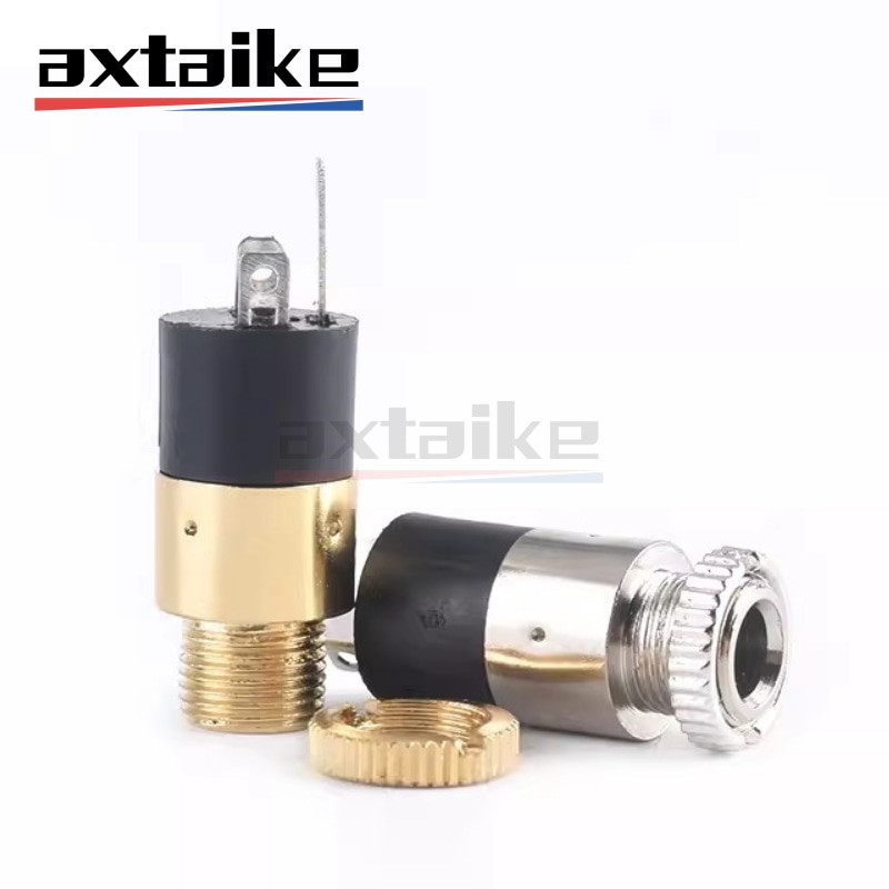 10PCS PJ392 3Pin 3.5 มม.สเตอริโอหญิง Sockect แจ็คสกรู 3.5 เครื่องขยายเสียงหูฟัง PJ-392 PJ-392A แนวตั