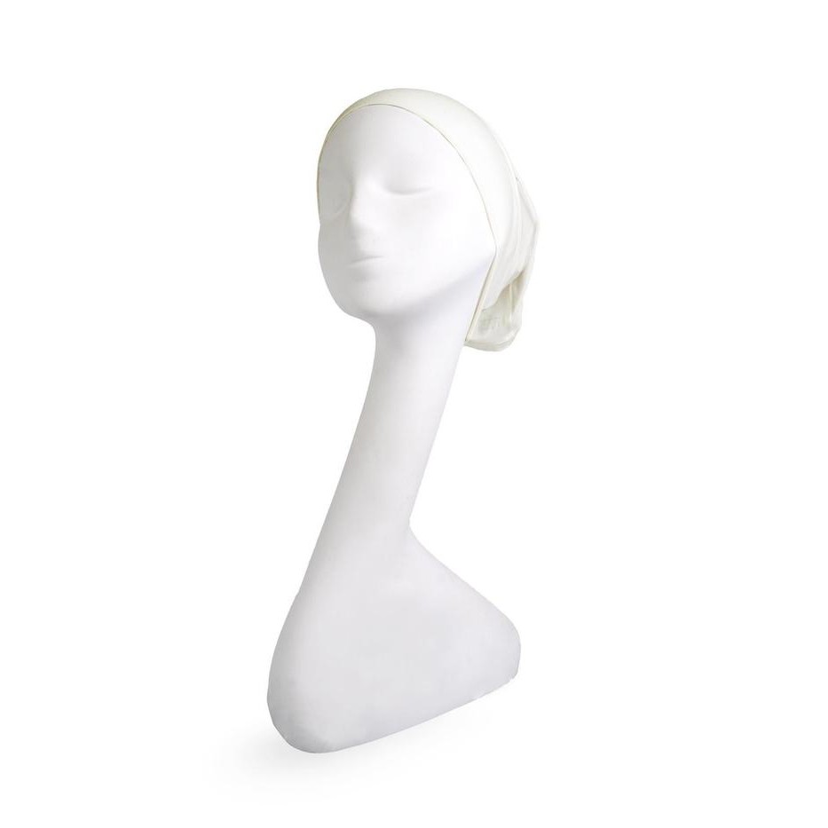 Tvkj- Buttonscarves Cap Inner - Egret.