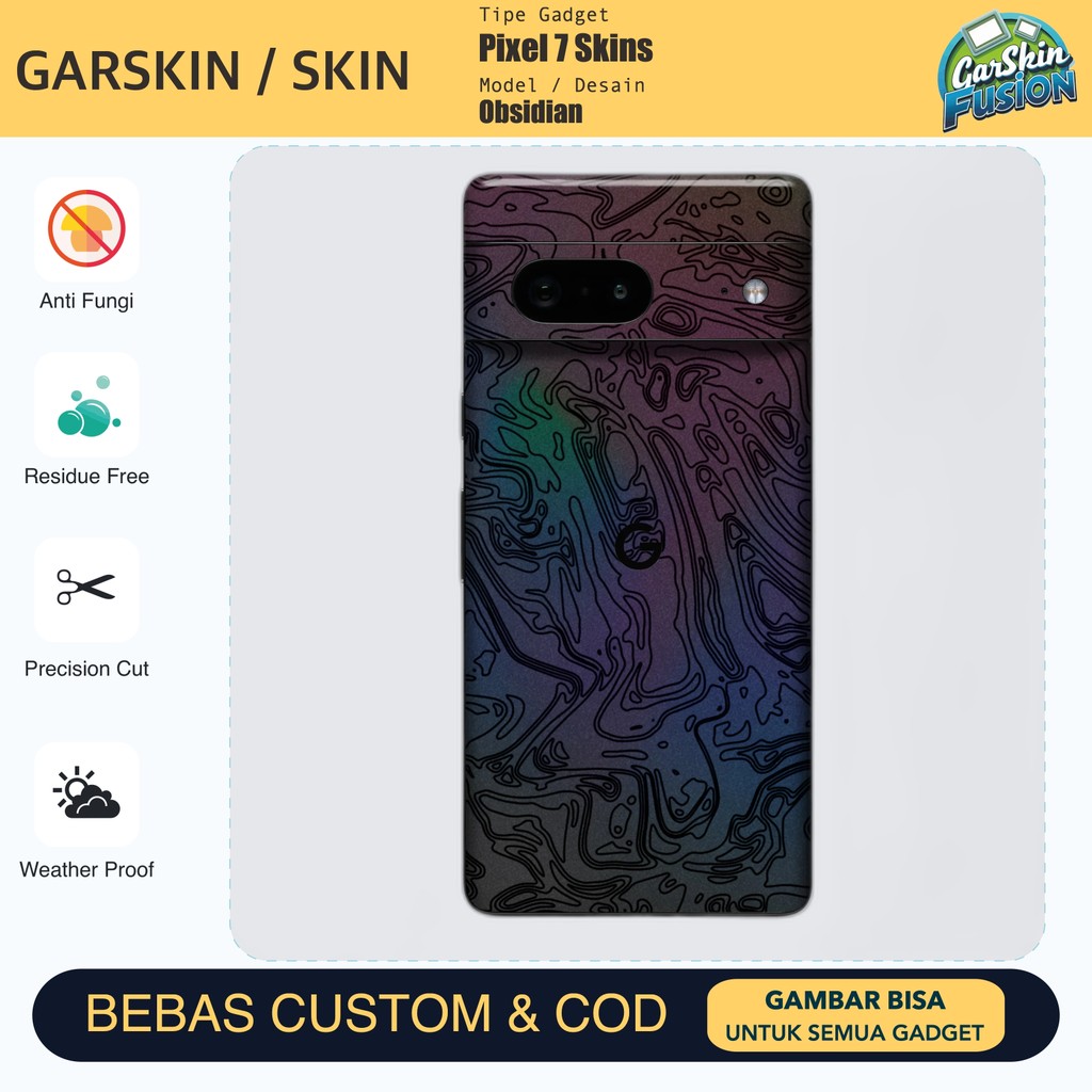 Skin Vinyl Pixel 7 Obsidian Anti Scratch Protector Case | โดยฟิวชั่น | รหัส - IH2P