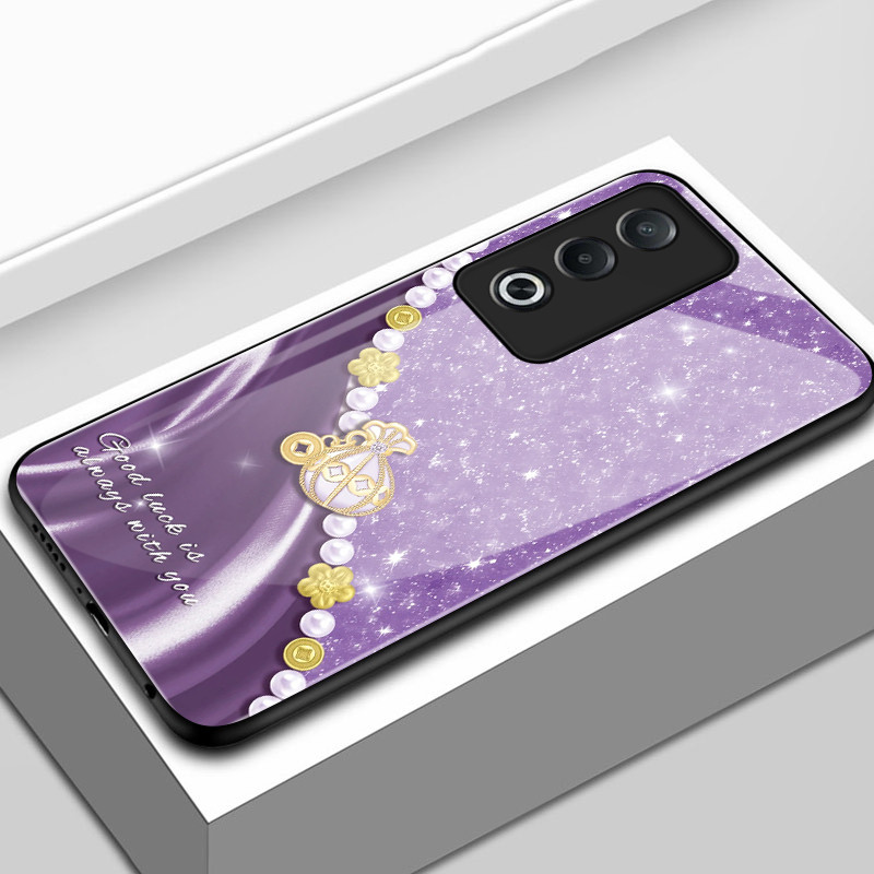 เคสสำหรับ OPPO A3 Pro 5G A80 5G เคสโทรศัพท์กระเป๋าเงินเปลือกแก้วกันกระแทก