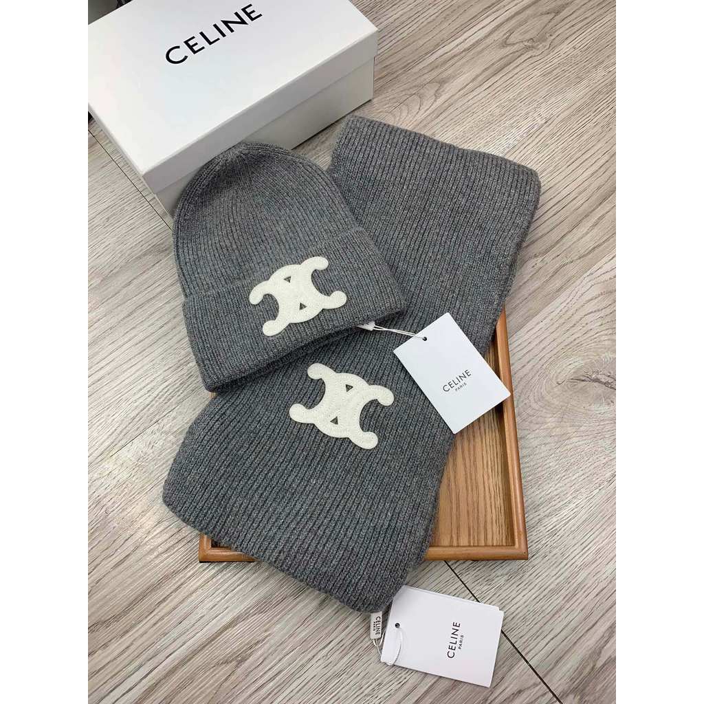 LV888 Classic LOGO หมวกถักสีดํา 3220