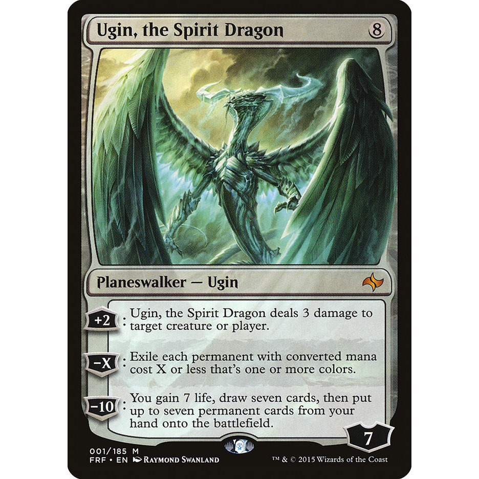Ugin, the Spirit Dragon การ์ด Magic the Gathering [MTG] ของแท้