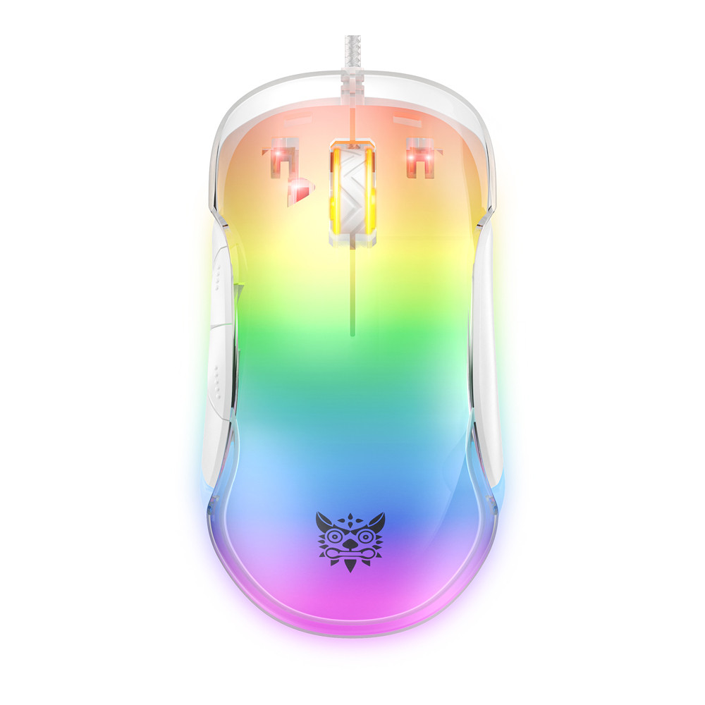 MOUSE (เมาส์) ONIKUMA CW925 RGB GAMING (WHITE) ##