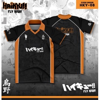 ANIME HAIKYU เสื้อยืดไมโครไฟเบอร์