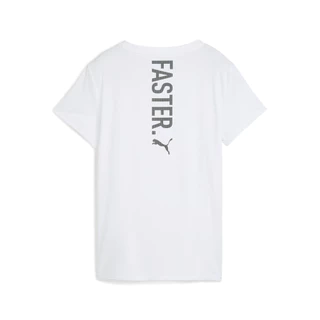 PUMA Running GRAPHICS "Forever. Faster." Tee Women สีขาว - 52655452