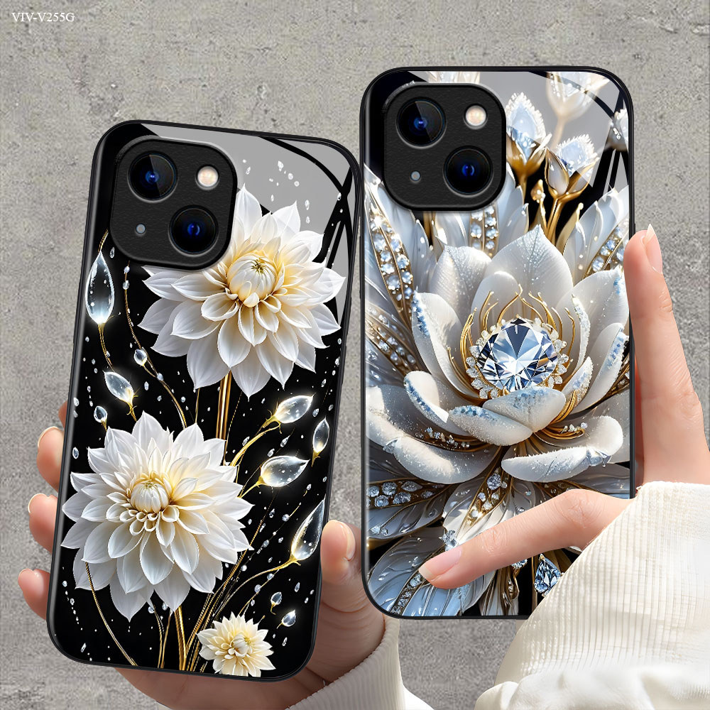 เคส For VIVO V50 V40 V30 V30E V29 V29E V27 V25 V20 Lite Pro 4G 5G เคสโทรศัพท์ เคสมือถือ เคสวีโว่ Phone Hard Glass Case