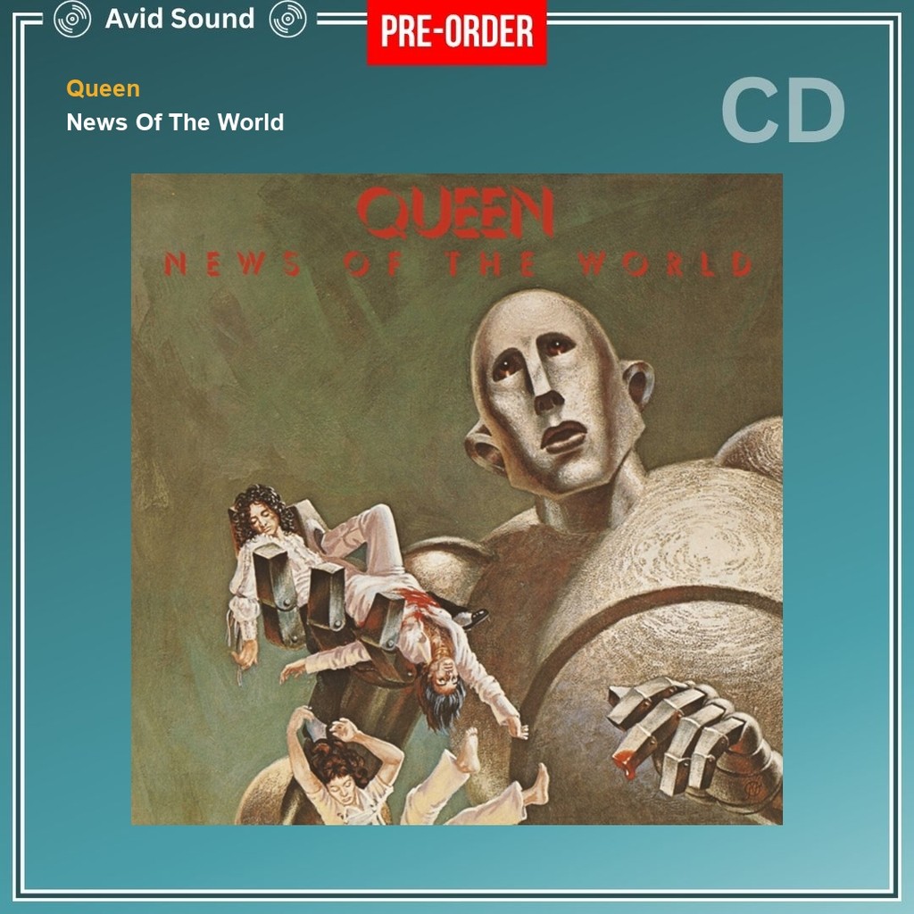 Pre-Order CD แผ่นซีดี Queen News Of The World ใหม่ ซีล Queen CD