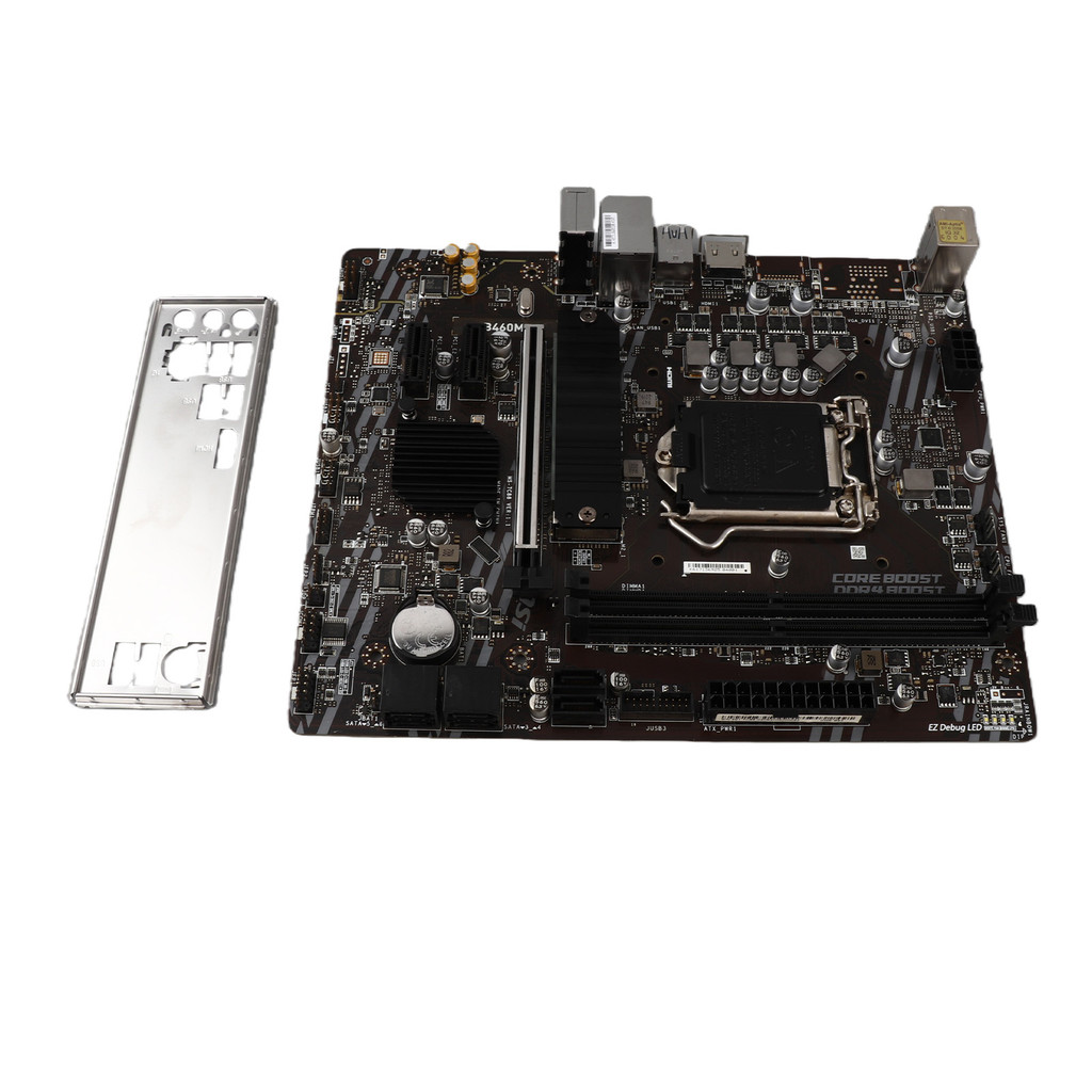 Emsith B460M-X เมนบอร์ดสําหรับเล่นเกมคอมพิวเตอร์ Dual DDR4 ช่อง LGA 1200 ซ็อกเก็ตเมนบอร์ด Fit สําหรั
