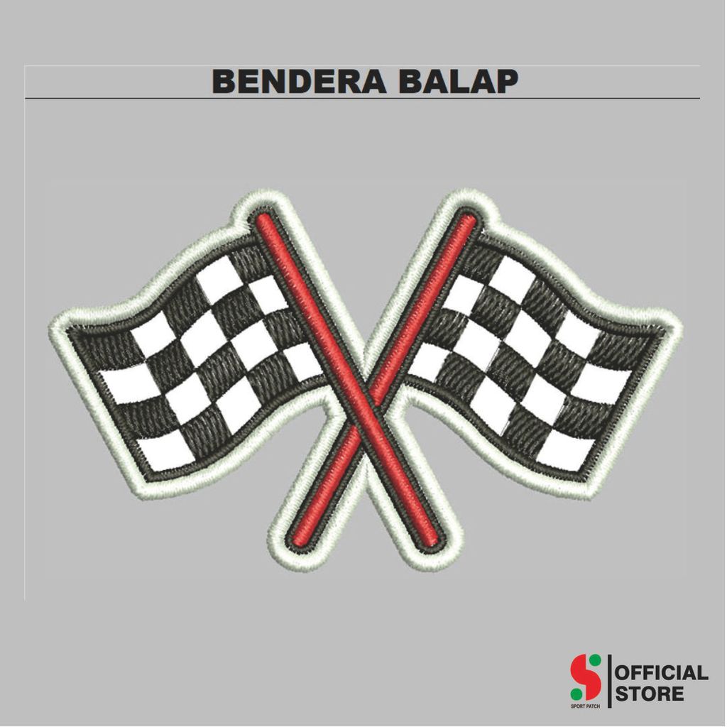 SPORT-15 PATCH LOGO/FLAG PATCH FINISH RACING