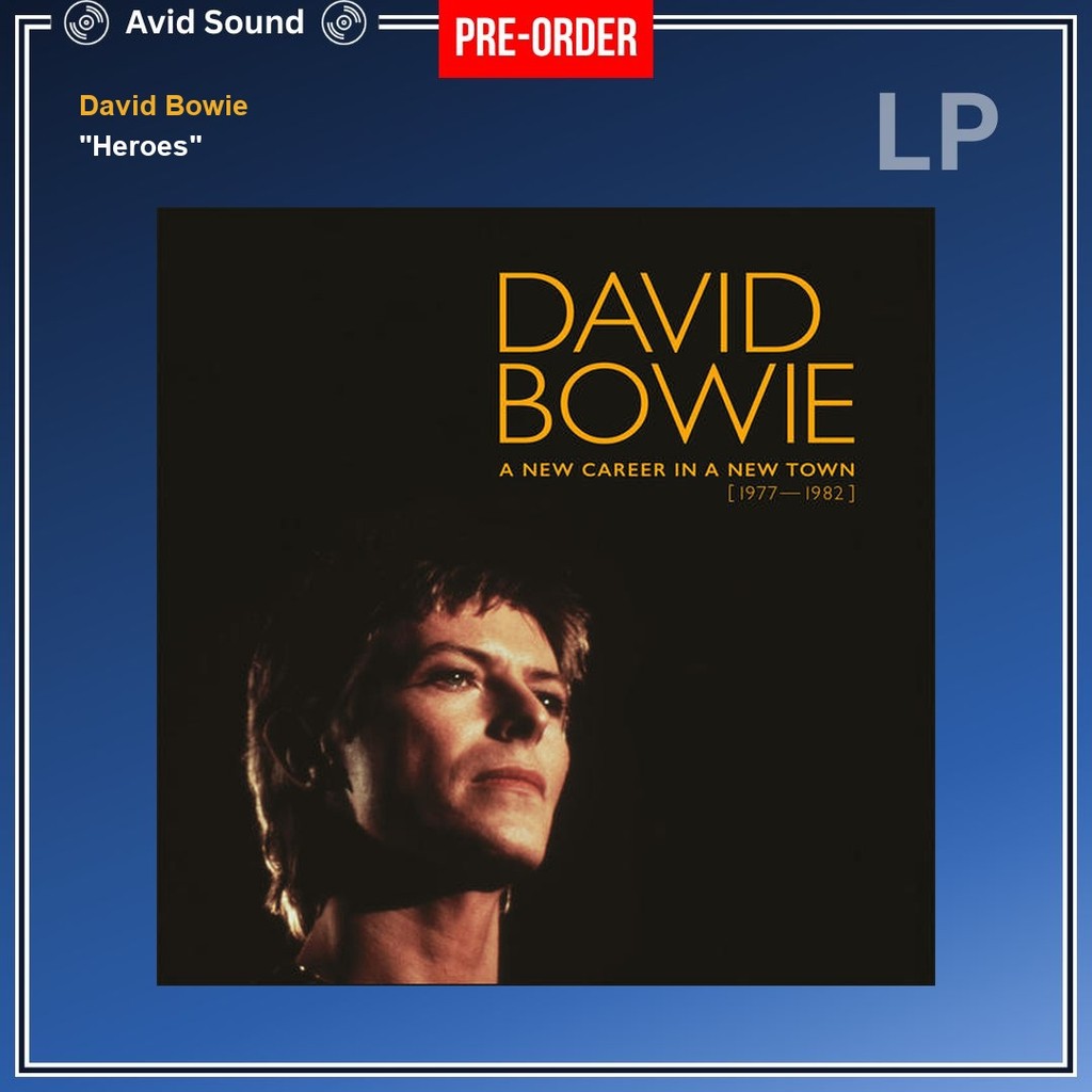 Pre-Order แผ่นเสียง David Bowie "Heroes" ใหม่ ซีล David Bowie Vinyl LP