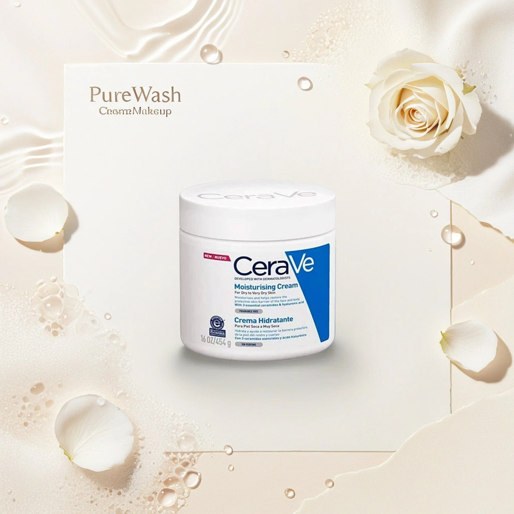 Bestseller All Over The Internet Large Jar CeraVe Moisturising Cream Ceramides Hyaluronic Acid Long-Lasting Deep Hydration For Dry Very Dry Face & Body Skin
