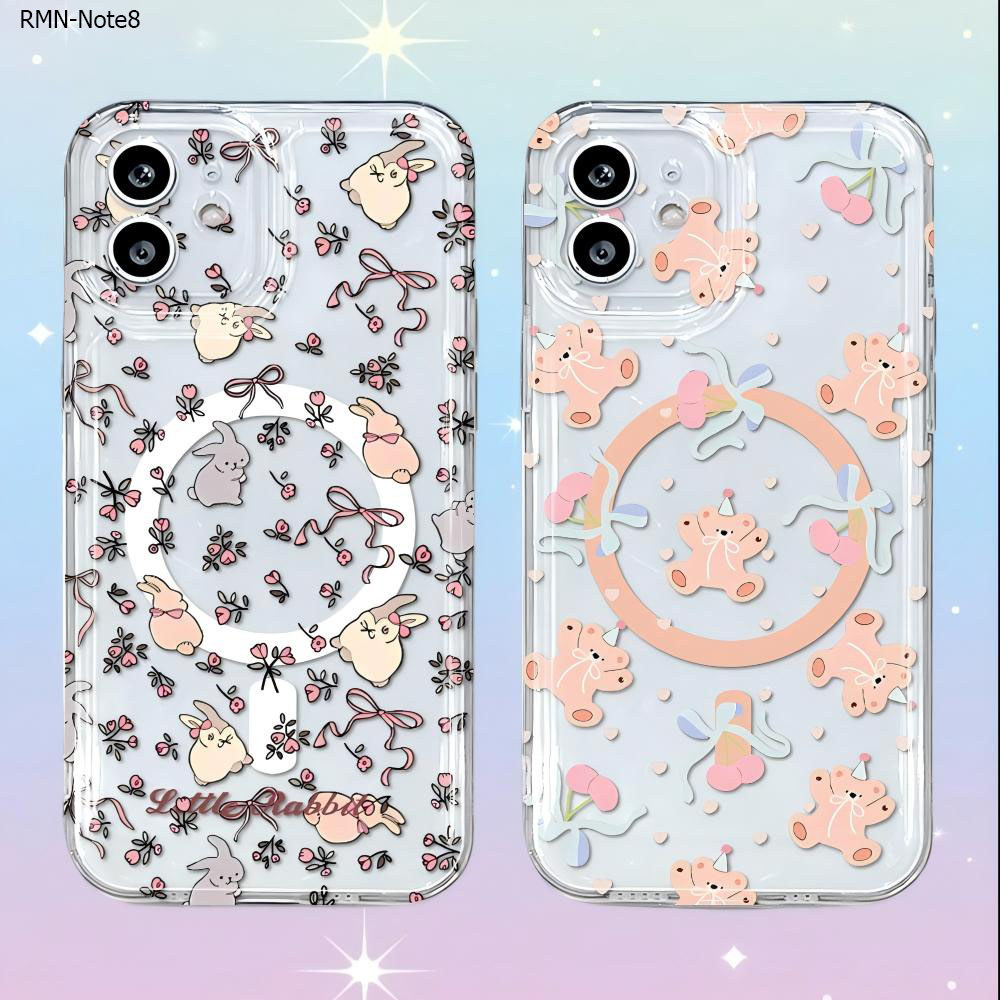 เคส For Xiaomi Redmi Note 13 12 11S 11 10 10S 9 8 Pro 4G 5G เคสโทรศัพท์ เคสเรียวมี โปร่งใส Phone Cas