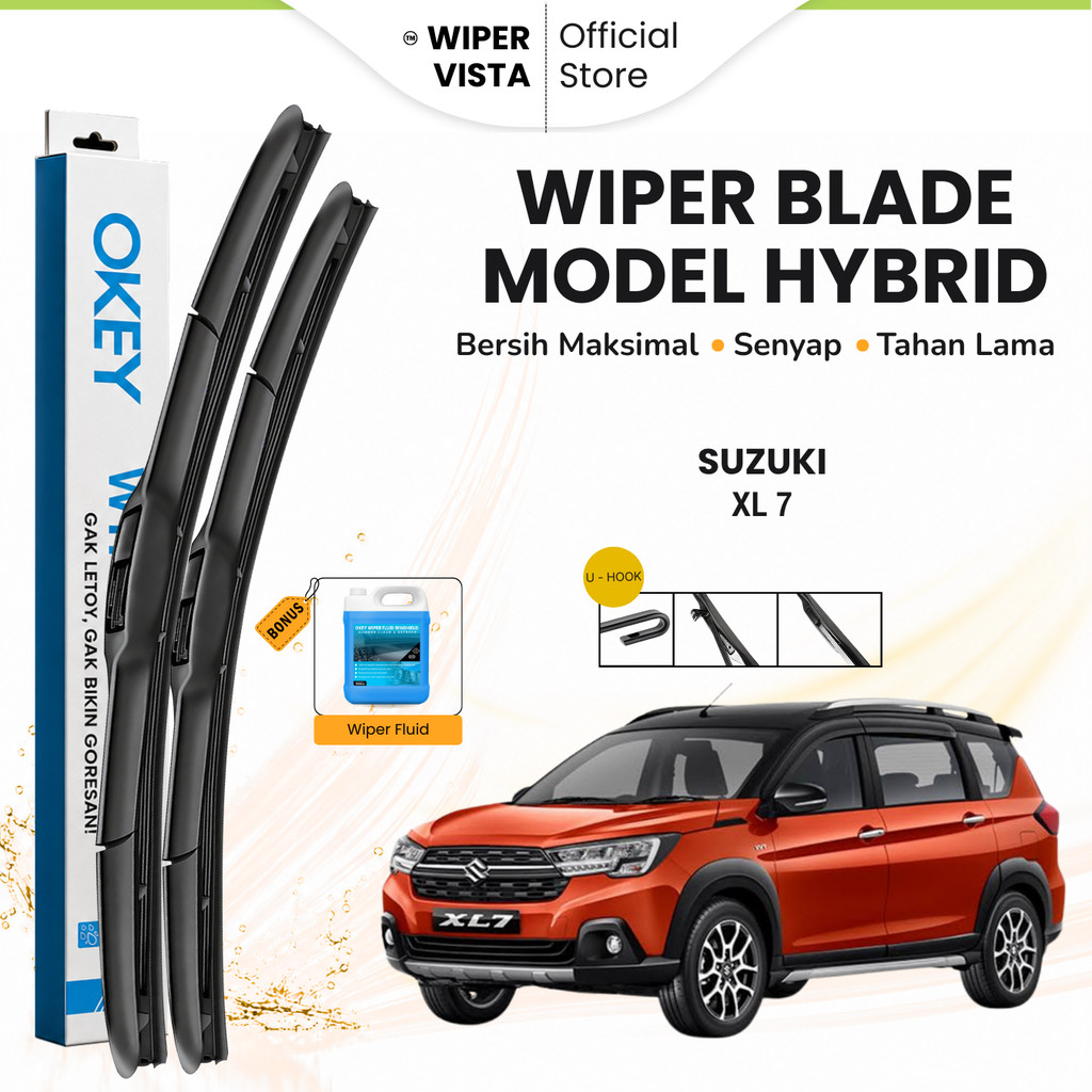 ที่ปัดน้ําฝนกระจกรถยนต์ Suzuki XL7 Hybrid ฟรีของเหลว