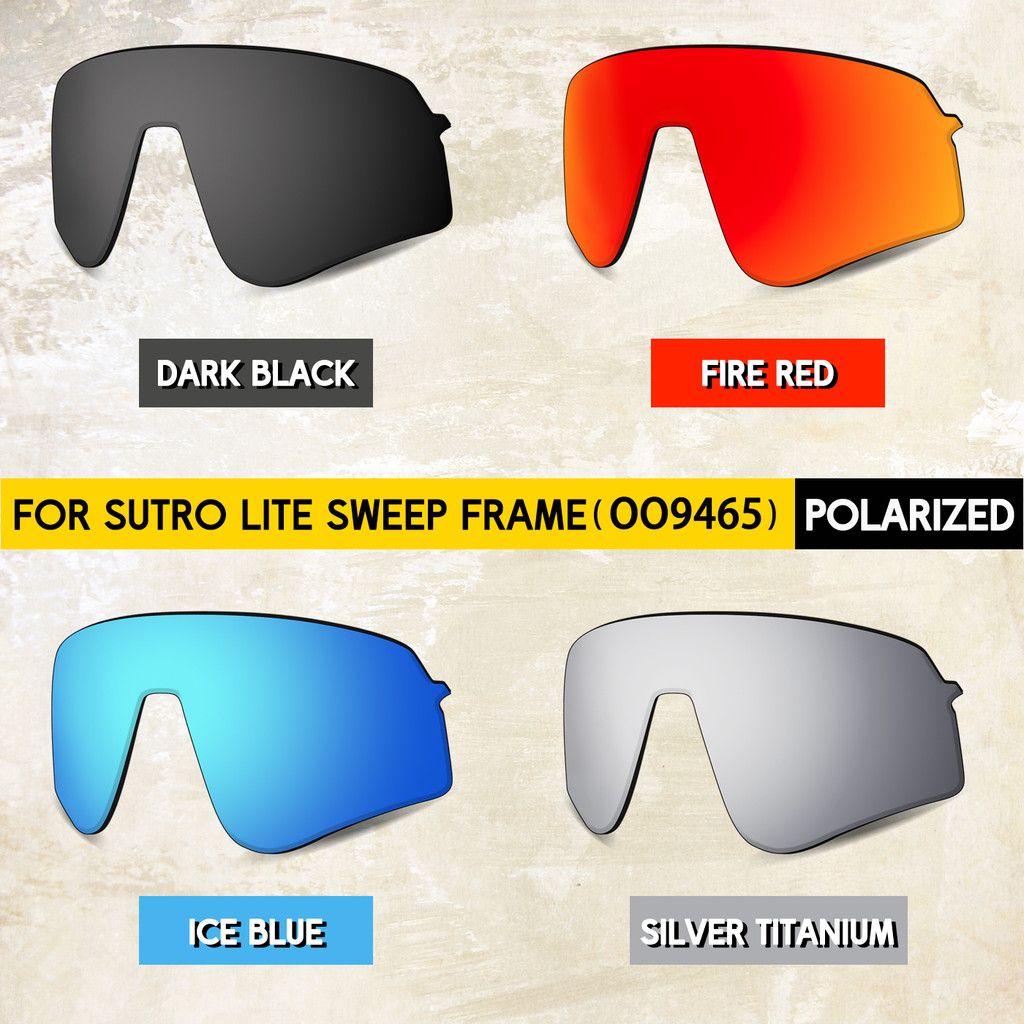 เลนส์เปลี่ยนรวมกันสี่คู่สําหรับ Sutro Lite Sweep OO9465 กรอบ - 100% UVA UVB