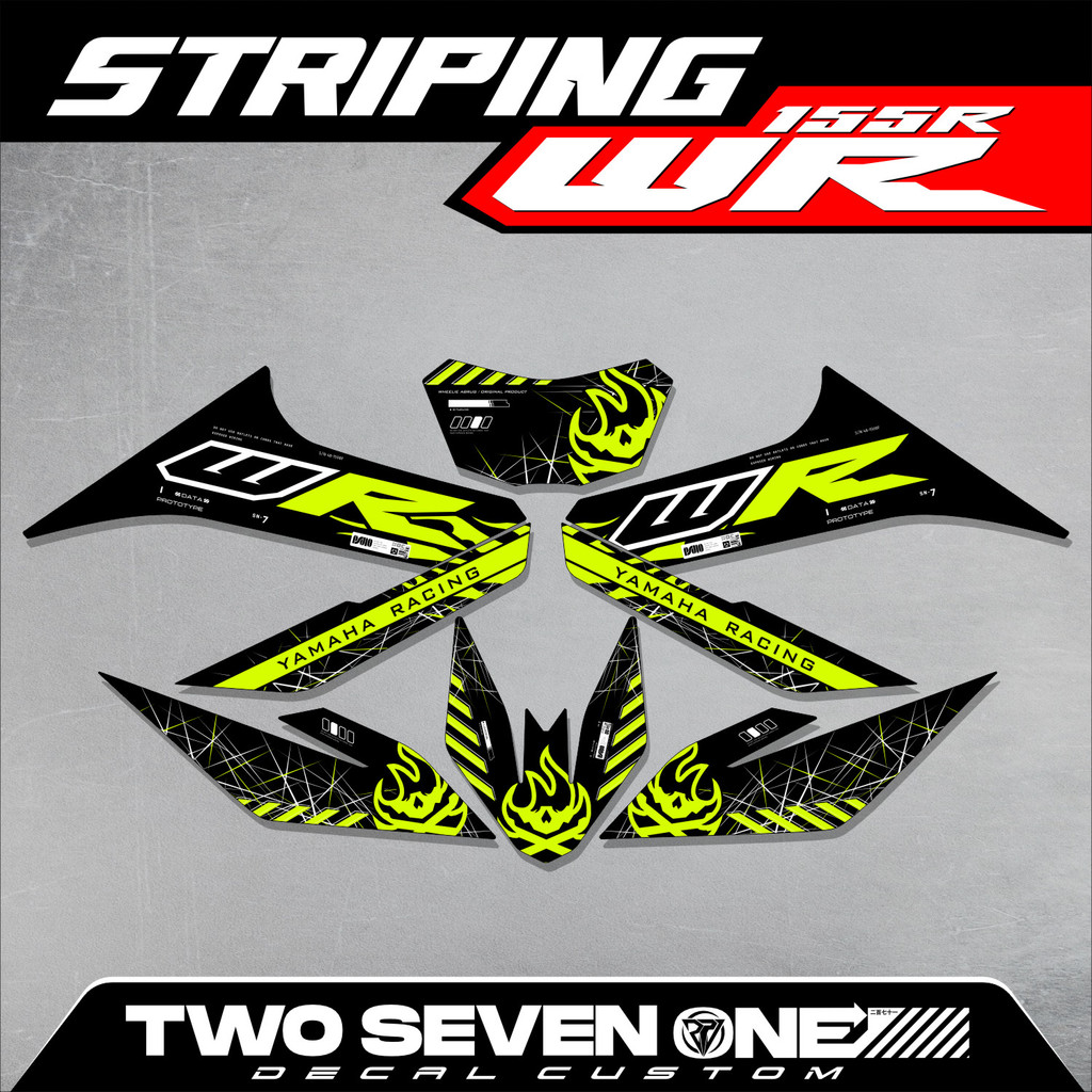Yamaha WR 155 Striping - รายชื่อสติ๊กเกอร์ WR 155 - 41