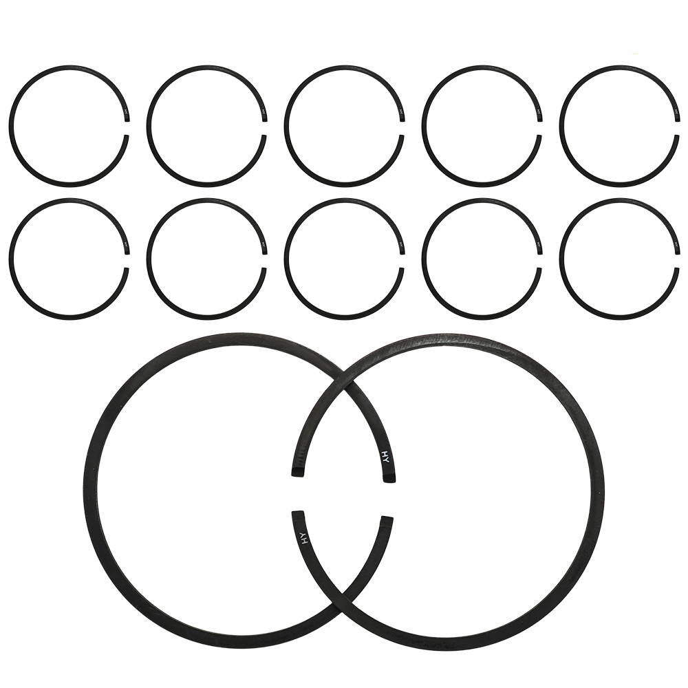 12pcs 40 มม.x 1.5 มม.แหวนลูกสูบสําหรับ Robin NB411 Mitsubishi TL43 Kawasaki TD40 Zenoah G45L G4K เคร