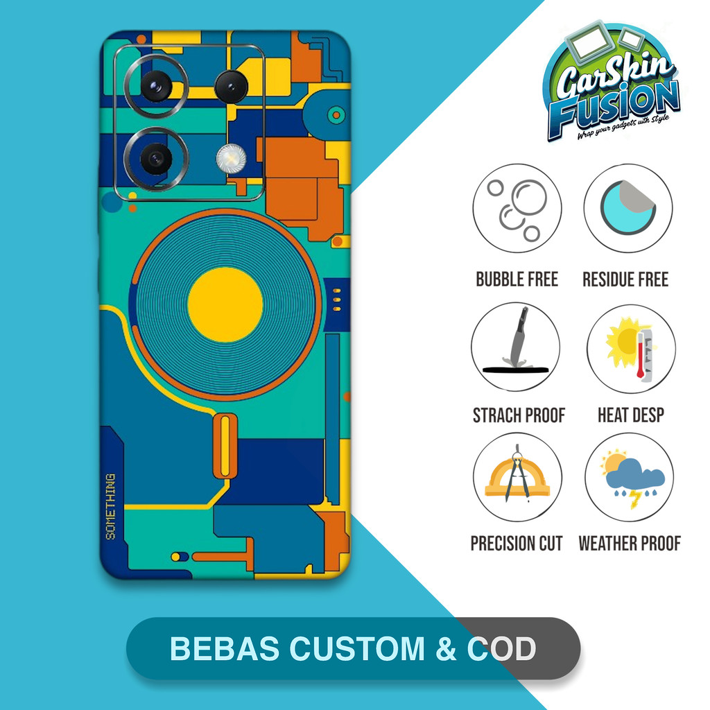 Garskin Skin Poco x6 5G Something series เคสป้องกันรอยขีดข่วน | By Fusion Code - Hd7