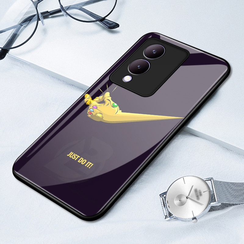 เคสสำหรับ VIVO Y17s Y36i 5G Y28 5G G2 5G เคสโทรศัพท์แบรนด์อินเทรนด์เปลือกแก้วกันกระแทก – โปรปัง