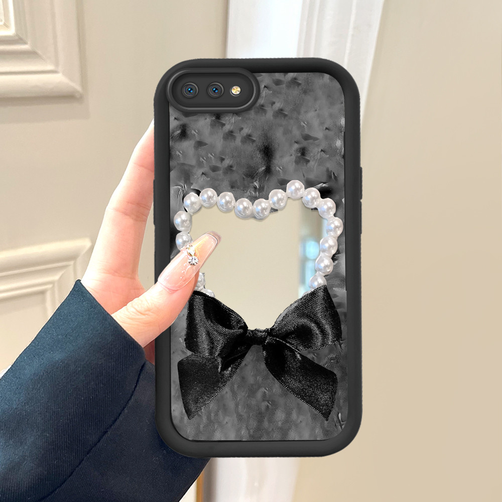 Realme C2 สําหรับกระจกปลอกนุ่มน่ารัก Softcase การ์ตูน Hp Full Kesing ผีเสื้อ Cassing 1142 JZ