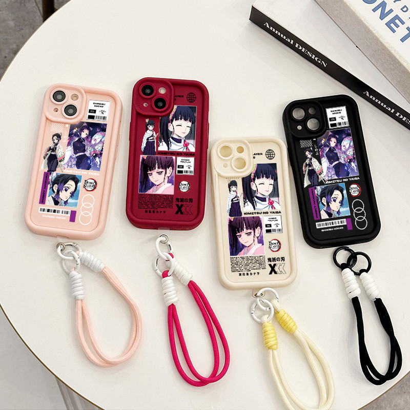 เคสสำหรับ Realme 11 4G 11 5G 11X 5G C67 5G V50s 5G Narzo 60X 5G เคสโทรศัพท์ตัวละครอนิเมะสายคล้องสามสีซิลิโคนกันกระแทก ราคา ถูกที่สุด ดีลบีเคเค แกลเลอรีภาพที่ 9