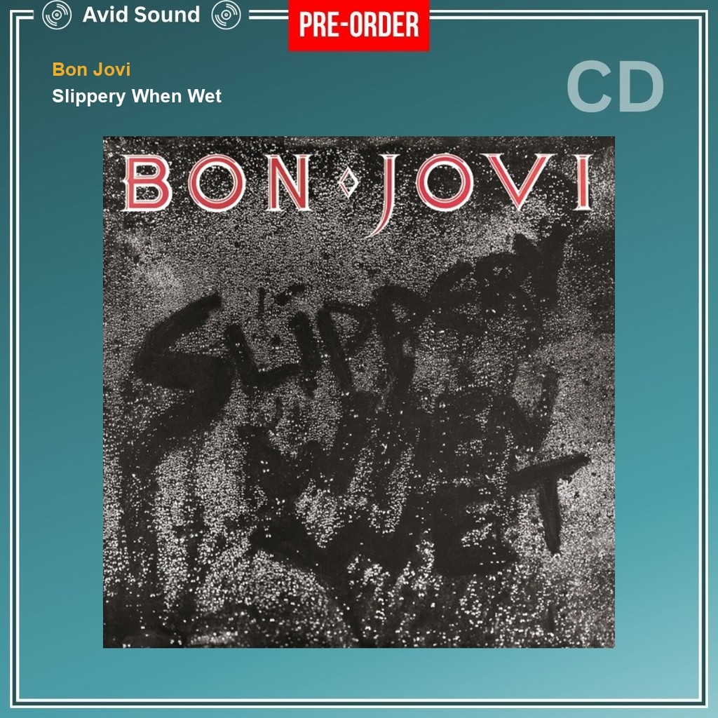 Pre-Order CD แผ่นซีดี Bon Jovi Slippery When Wet ใหม่ ซีล Bon Jovi CD