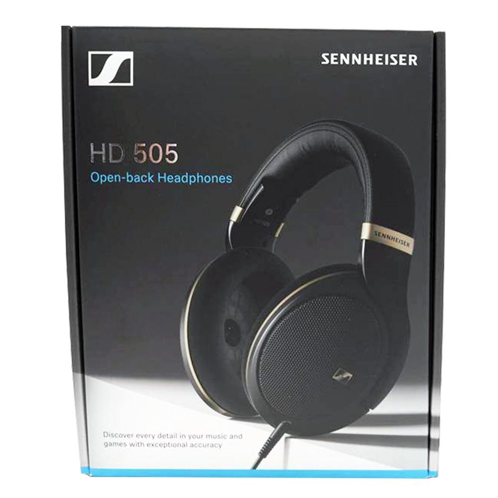 Sennheiser HD505 Gold Edition Open-Back Over-Ear Headphones (700454) - 3.5mm/6.3mm Wired