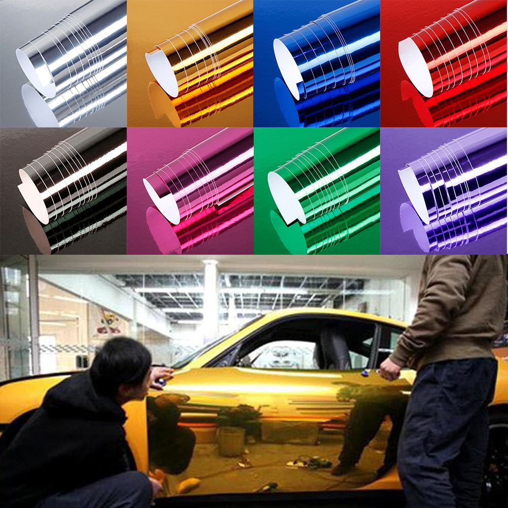 DE-Solid สีกันน้ํา UV Protected Auto Wrap ฟิล์มรถสติกเกอร์รูปลอกแผ่น