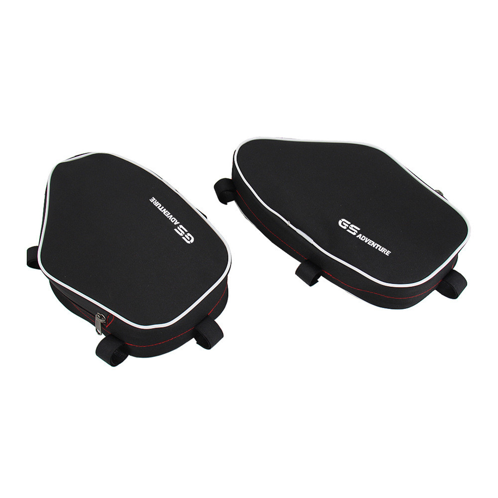 ยี่ห้อใหม่สีดํารถจักรยานยนต์กรอบกระเป๋าป้องกันการชนกันเหมาะสําหรับ BMW R1200GS/Adv SW Motech กรอบ