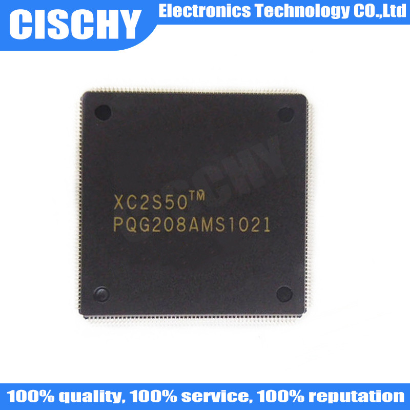 1 ชิ้น/ล็อต XC2S50 XC2S50-PQG208 XC2S50-5PQG208C QFP-208 ในสต็อก