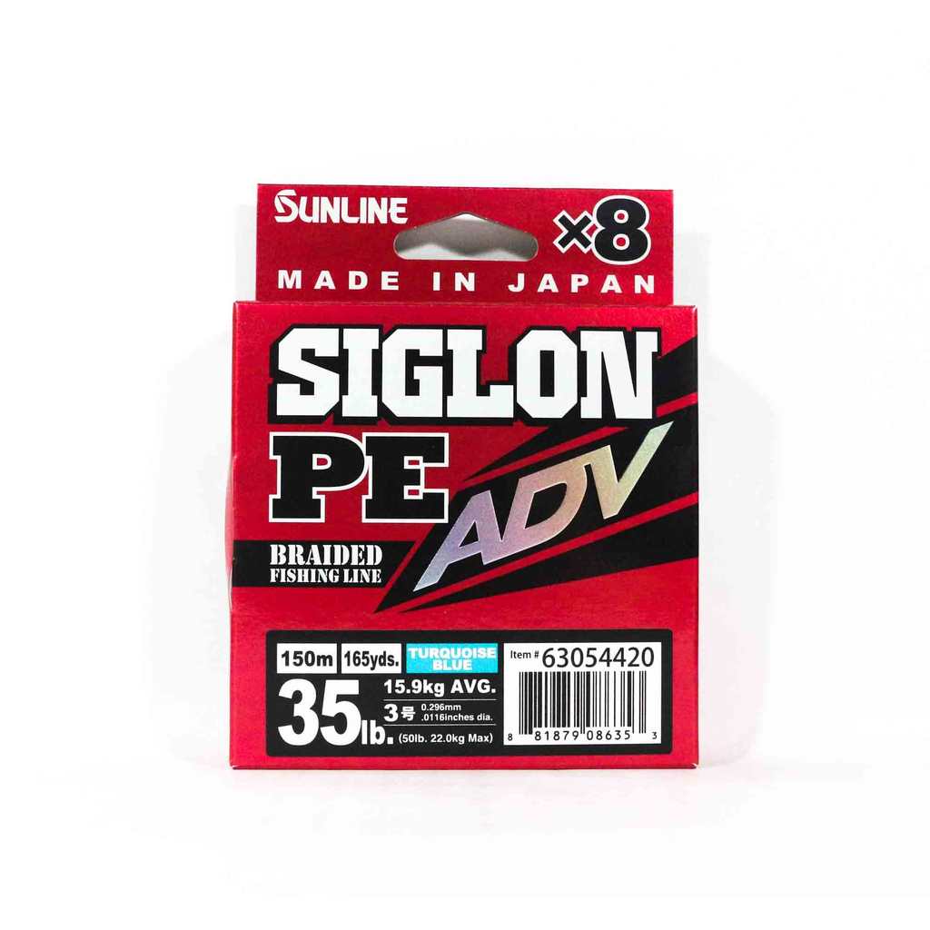 Sunline EP Line X8 Siglon Advance 150M PE 3 35LB สีฟ้า (5353)