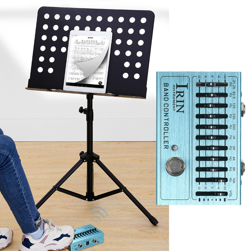 Doubth 10 Band EQ กีตาร์ Mini Equalizer พร้อม True Bypass สําหรับเบสอลูมิเนียม Body