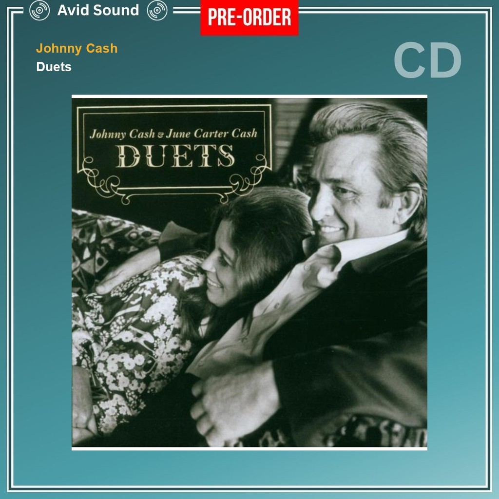 Pre-Order CD แผ่นซีดี Johnny Cash Duets ใหม่ ซีล Johnny Cash CD