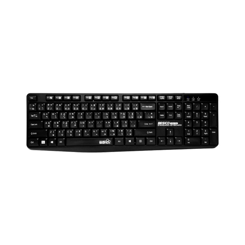 SIGNO KB-76 Black Wired USB Keyboard