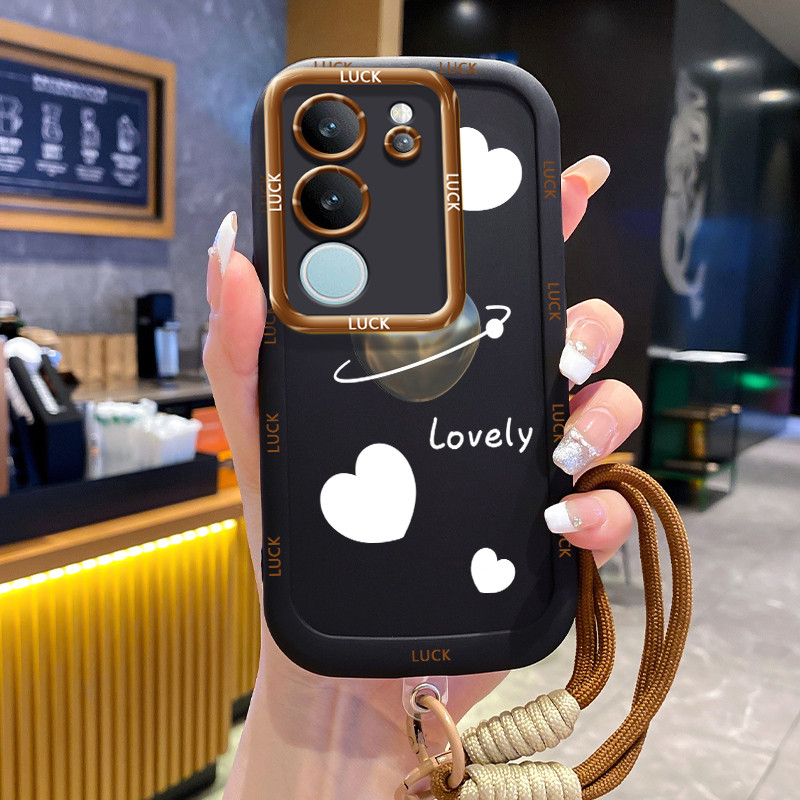 เคส VIVO V29 5G V29E 5G V29 Pro 5G พร้อมเชือกเส้นเล็กน่ารัก