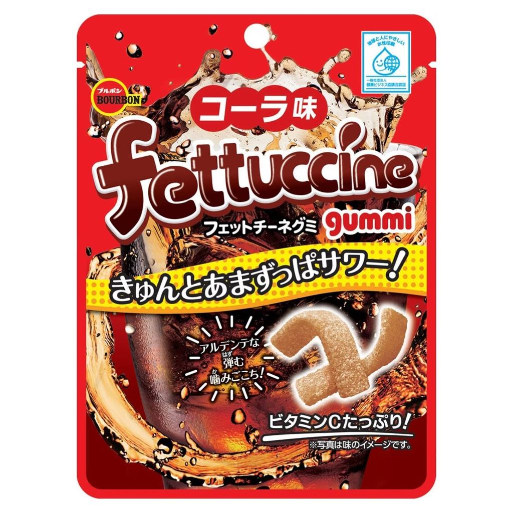 【Direct From Japan】Bourbon Fettuccine Gummy Cola Flavor 50g x 10 bags
