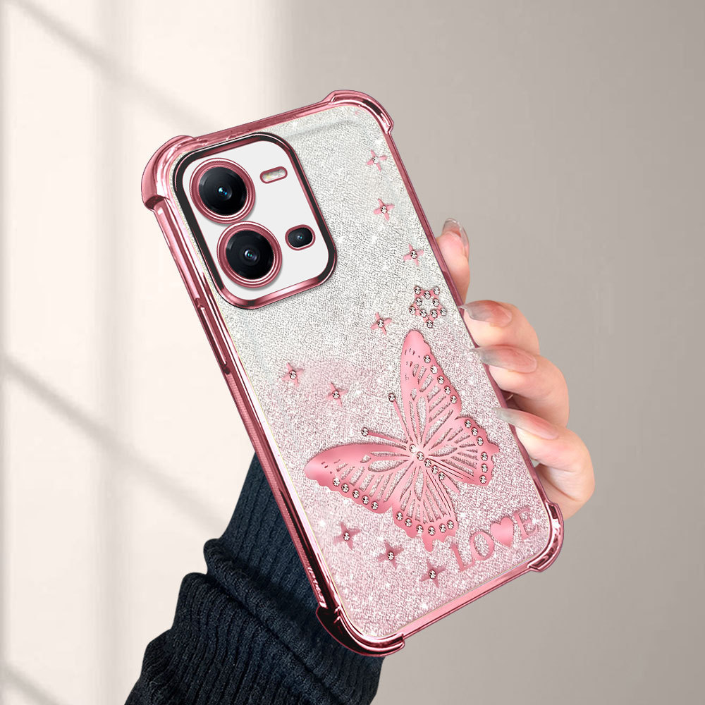 เคส กันมุม สำหรับ For VIVO V25 V25E 5G เคสโทรศัพท์ เคสวีโว่ เคสนิ่ม Anti Drop โปร่งใส TPU Silicone Soft Shell FS2265