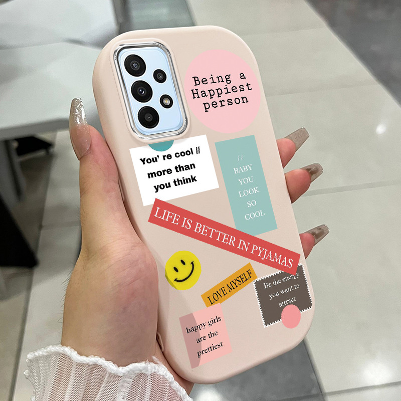เคส ใช้ได้กับ Samsung A23 4G A23 5G เคสแฟชั่นการ์ตูน