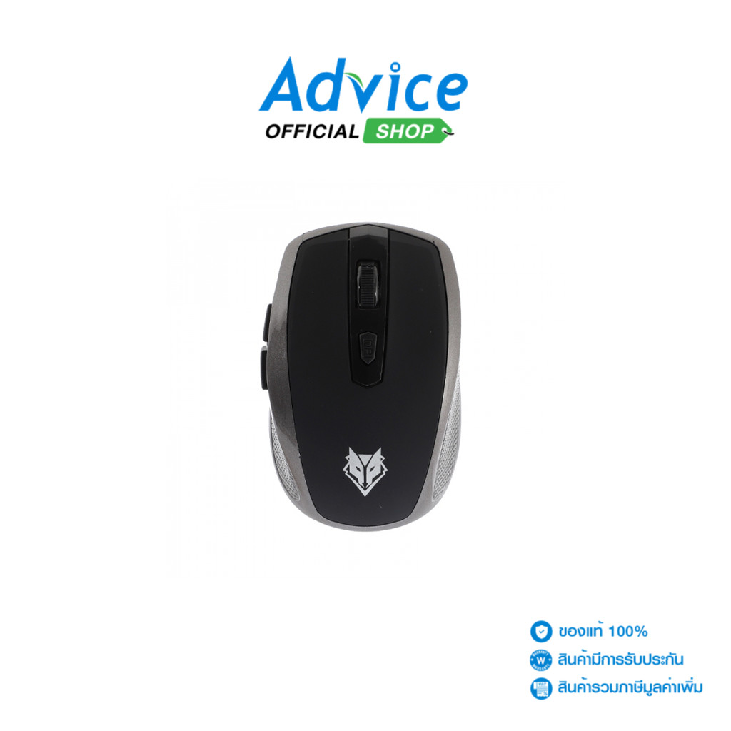NUBWO MOUSE WIRELESS NMB-010 BLACK GRAY - A0139433