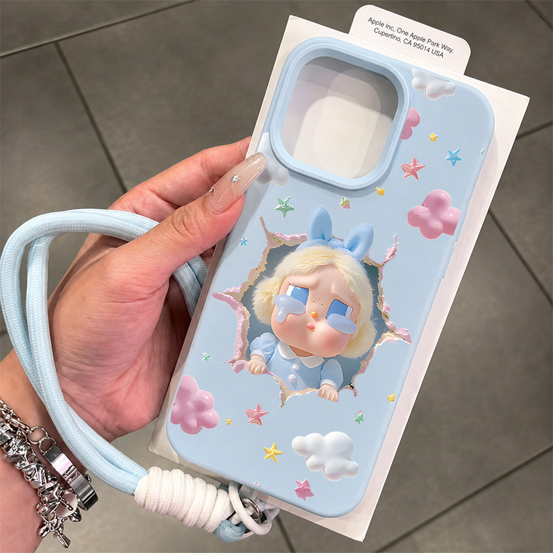 So Cute Cry Baby Pattern [Bypik52_Id] เคสซิลิโคน Hp Infinix Smart 20 Hot 60 Pro Plus 60I Itel P55 4G