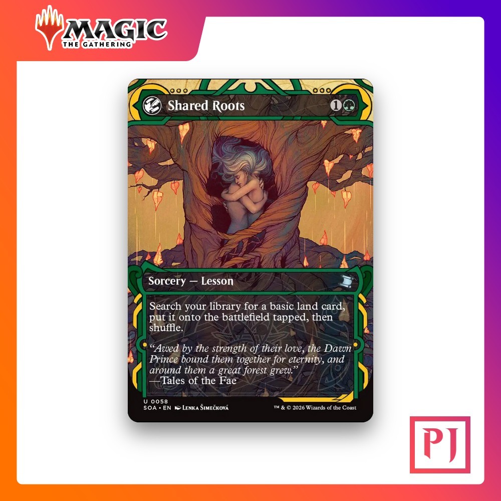 [MTG] Shared Roots (Showcase) (#58) [SOA] [GREEN] [UNCOM] | Magic the Gathering