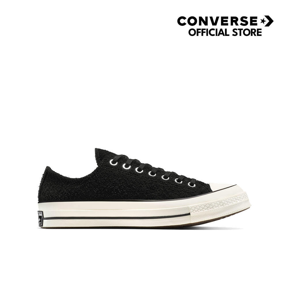 CONVERSE รองเท้า CHUCK 70 SUEDE+ OX BLACK ผู้ชาย A14662CM_H5BKXX