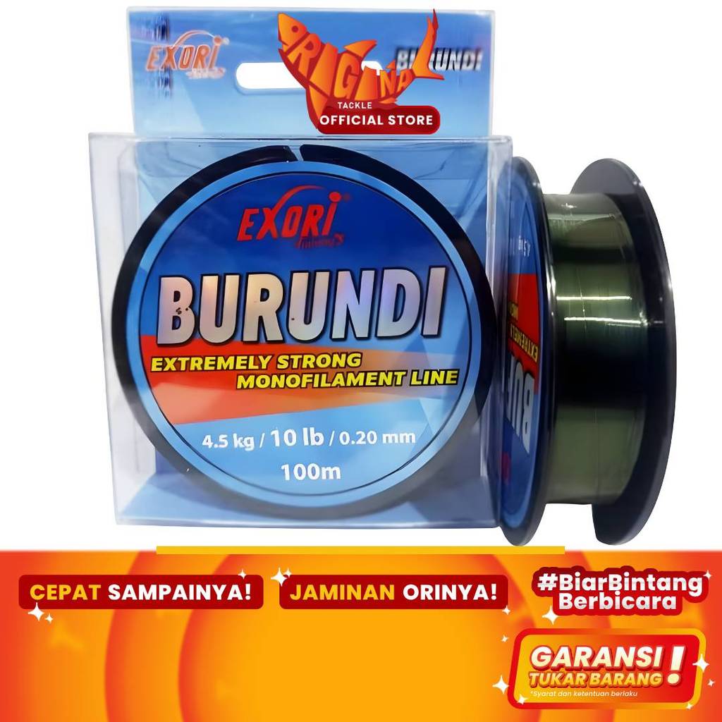 Exori Burundi ไนลอน Monofilament สายตกปลา 100m 0.18 0.20 0.22 0.25 0.30 0.35 0.40 0.16 0.14 0.12