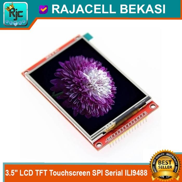 หน้าจอสัมผัส TFT LCD 3.5 "SPI Serial ILI9488 320*480 พิกเซลสําหรับ Arduino