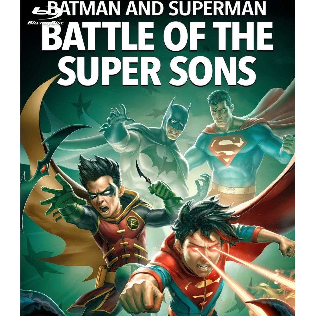 Batman and Superman: Battle of the Super Sons (2022) บลูเรย์ Blu-ray ⭐7.6/10 Jack Dylan Grazer