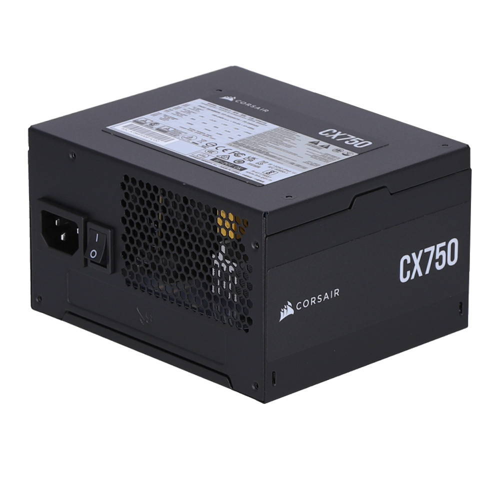 POWER SUPPLY (อุปกรณ์จ่ายไฟ) CORSAIR CX750 - 750W 80 PLUS BRONZE BLACK ATX (CP-9020279-NA) +