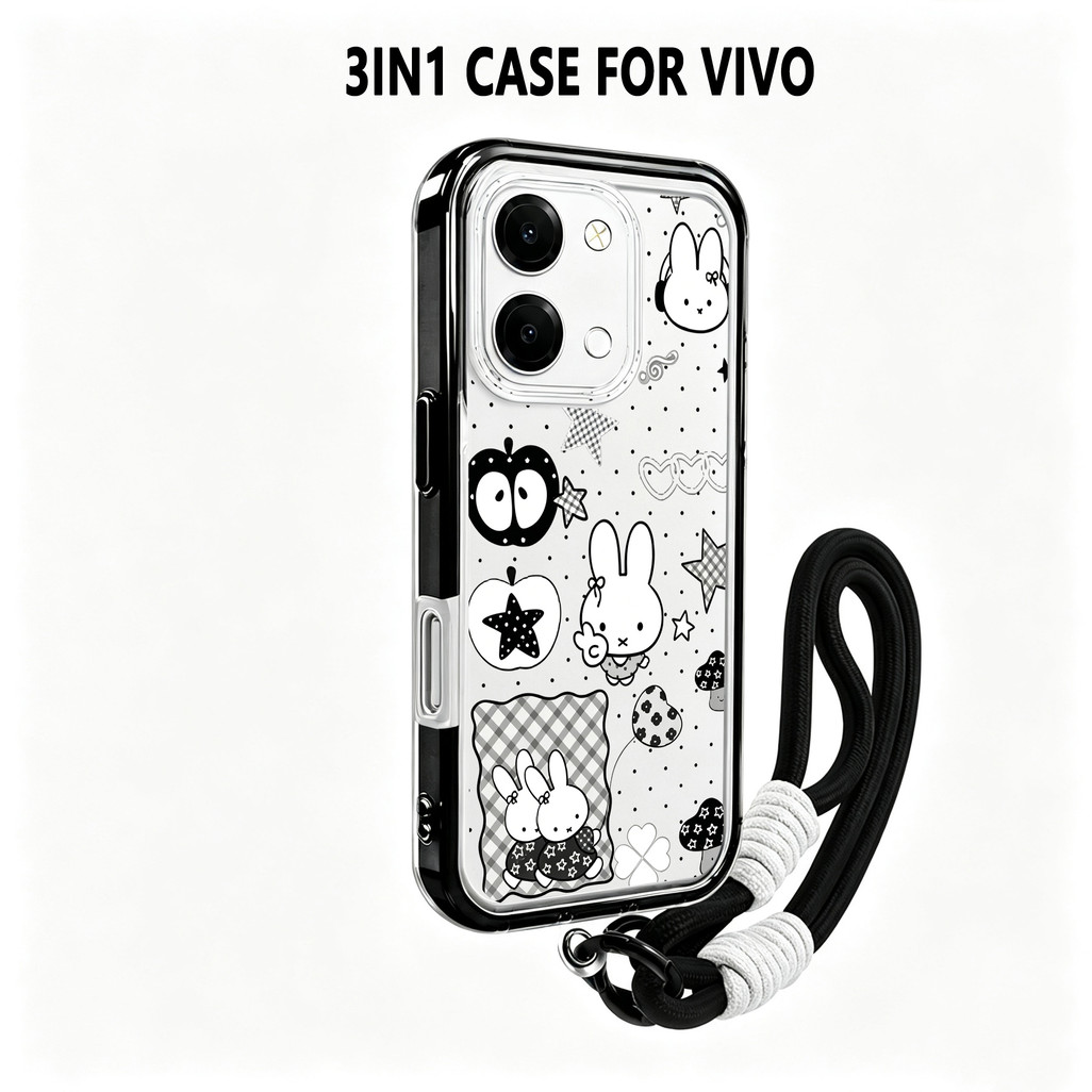 Classic [Set Tail] เคสน่ารักไม่ซ้ําใคร Hp Vivo T5 Pro Y05 V70 Fe Y31D Y11D Iqoo Z11X V50 Lite Y29 V6