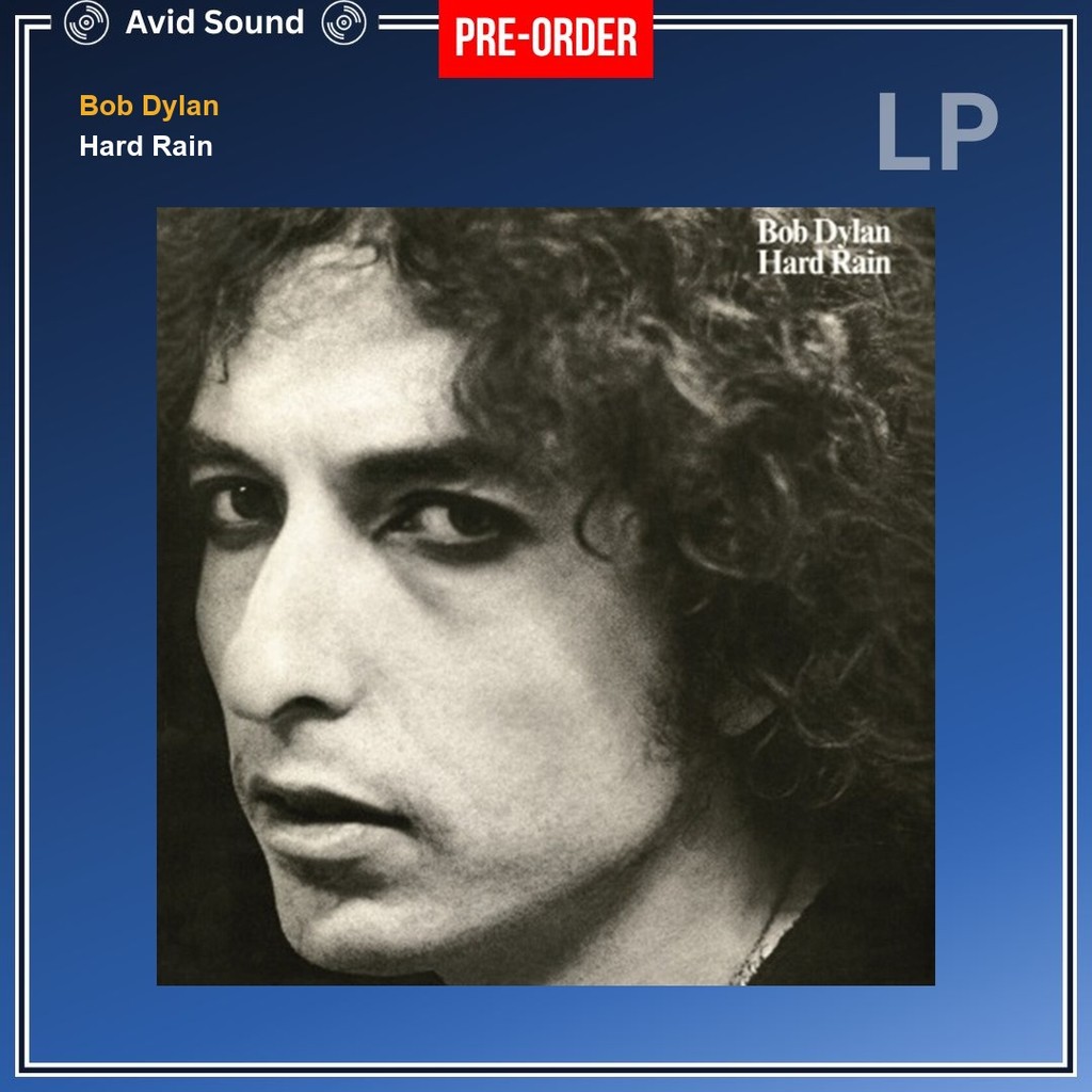 Pre-Order แผ่นเสียง Bob Dylan Hard Rain ใหม่ ซีล Bob Dylan Vinyl LP