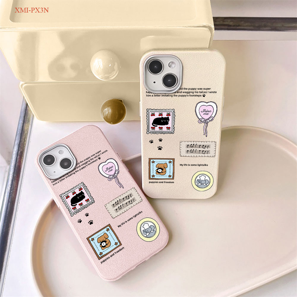 Xiaomi Poco C75 C65 M3 M5S M6 X3 Pro NFC 5G กรณีการ์ตูนปลอก Hp Kesing ป้องกันเลนส์ PW S5-0073