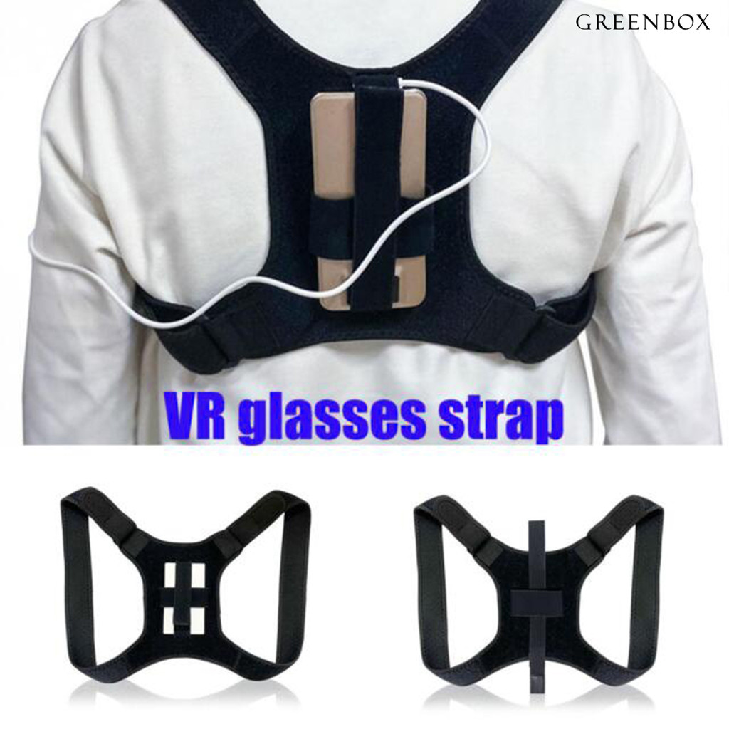 Greenbox VR Mobile Strap Elastic Anti-slip น้ําหนักเบาแบบพกพา Breathable Hollow Out ตาข่ายพกพา VR Po